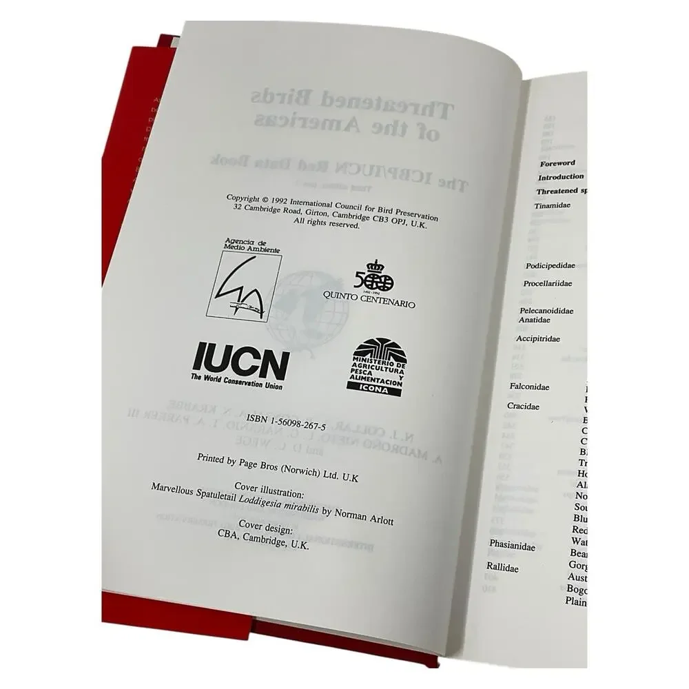 Threatened Birds‎ of the Americas: The ICBP/IUCN Red Data Book Bird Watching